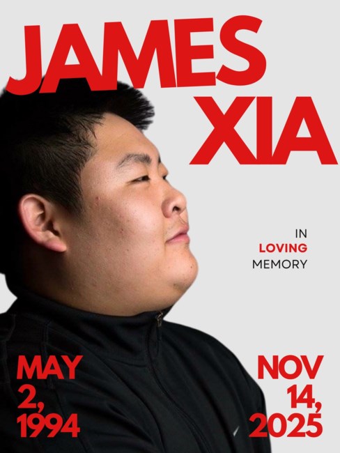 Obituary of James Xia