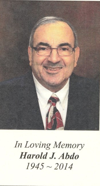 Obituary of Harold J. Abdo
