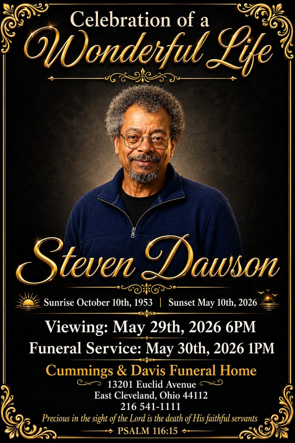 Obituary of Mr. Steven Dawson