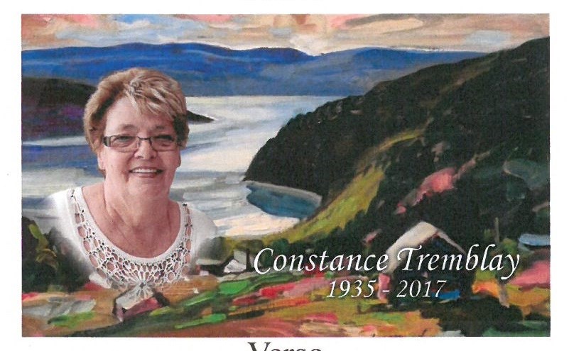 Avis de décès de Constance Tremblay