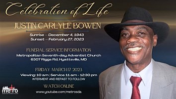 Obituary of Justin Alban Carlye Bowen
