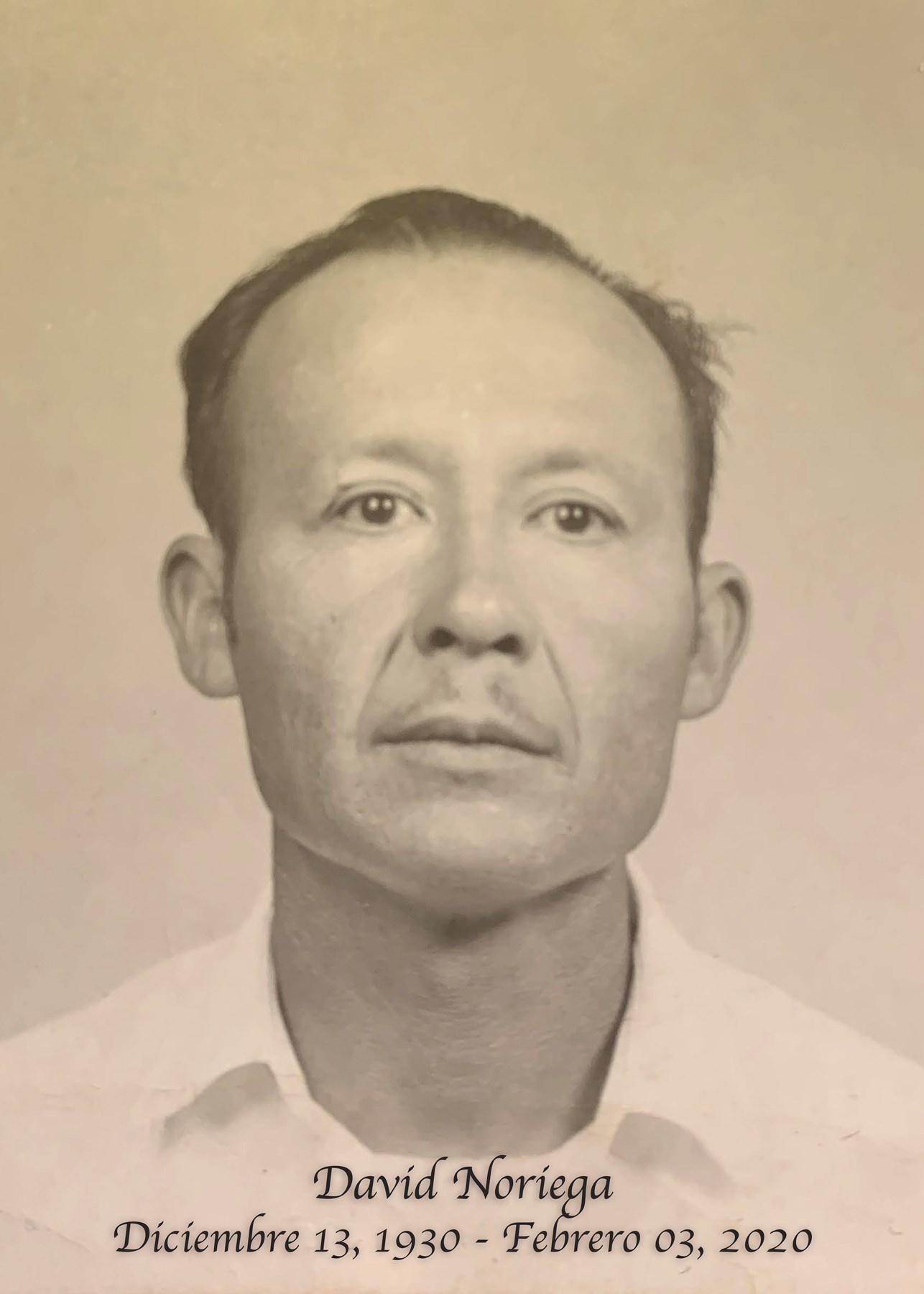 Obituary of David Cota Noriega