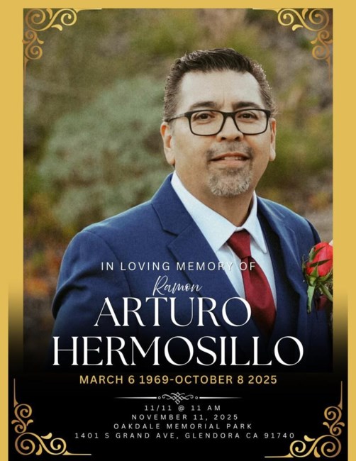 Obituary of Ramon Arturo Hermosillo