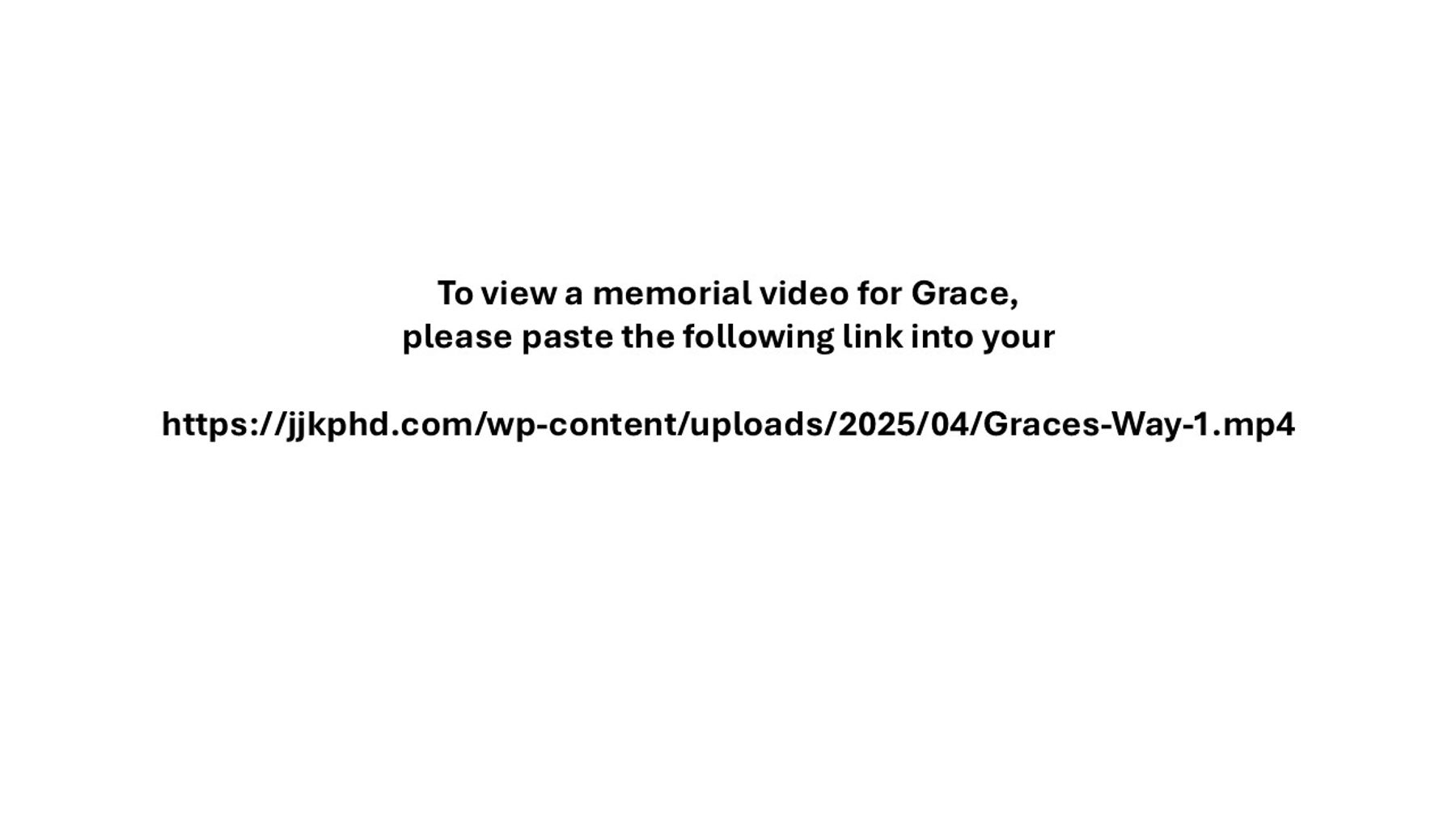 Obituary of Grace Marie Bizzarro
