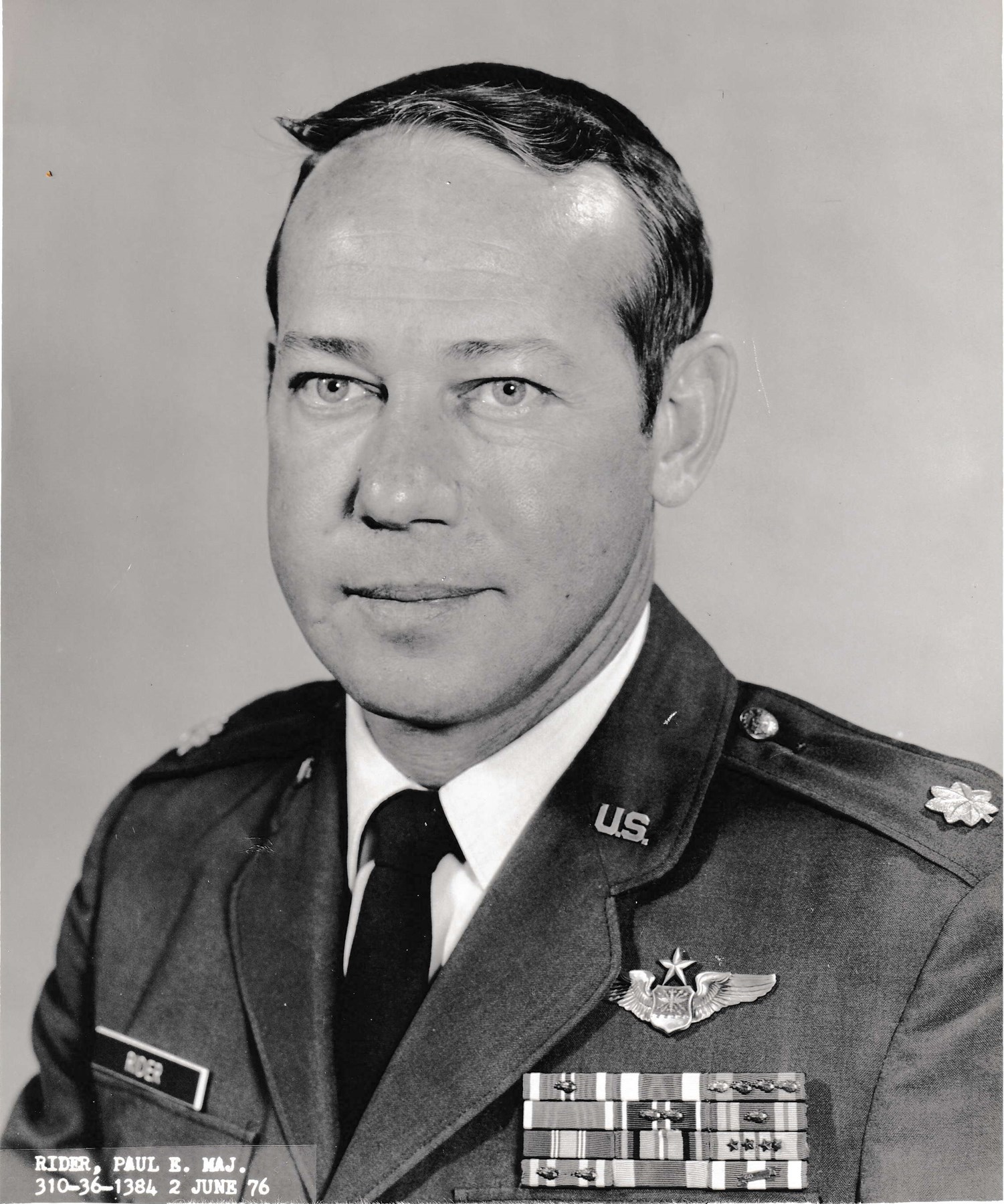 Obituary of LTC Paul E. Rider