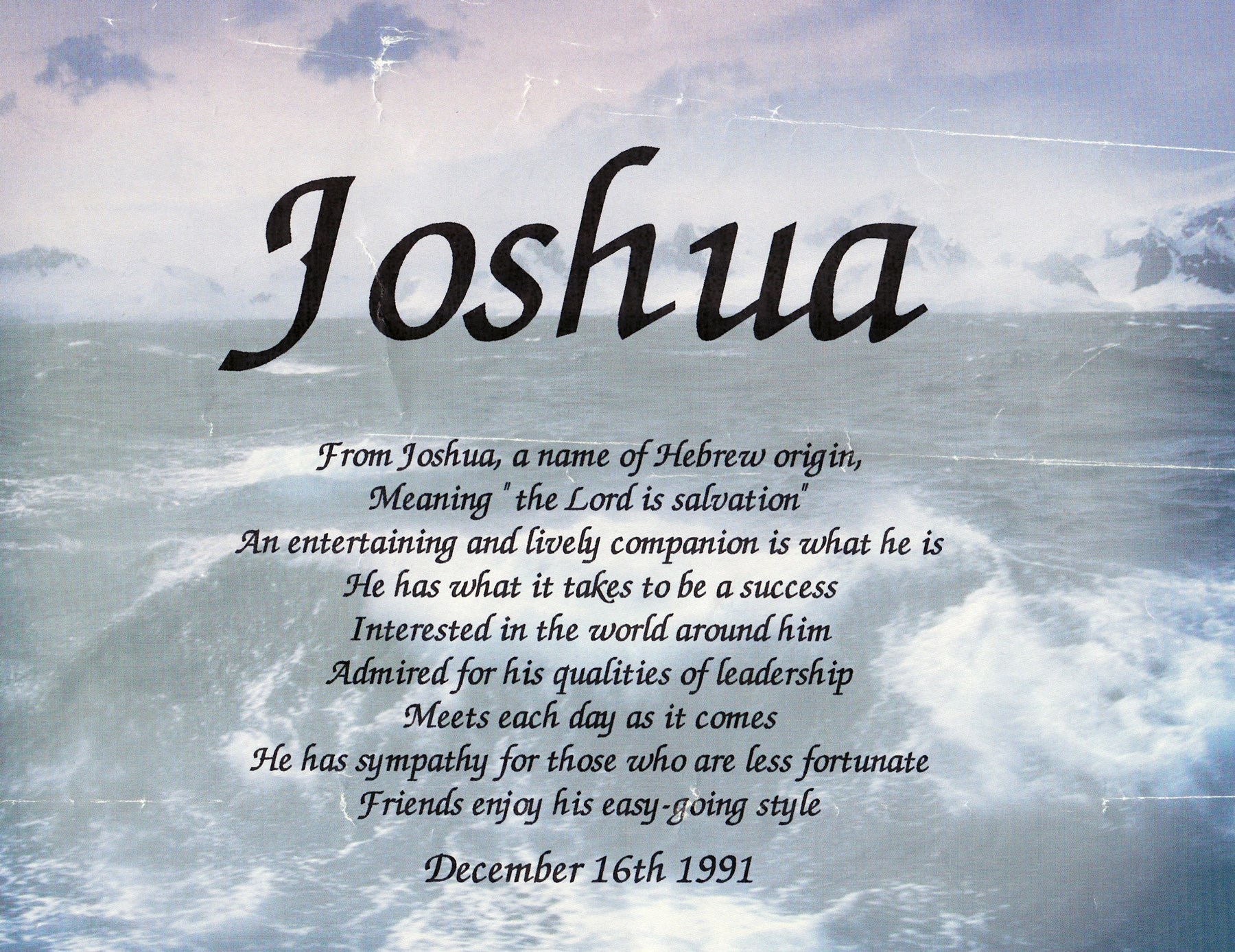 What is the Meaning of Joshua  