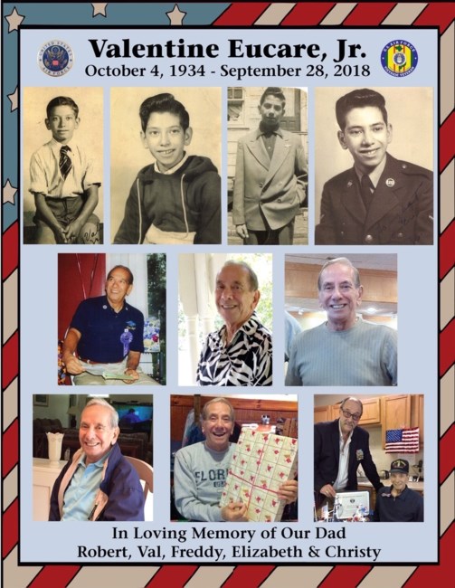 Obituary of Valentine Eucare, Jr.